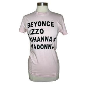Cali Good Life Beyoncé Lizzy Rihanna Madonna Queens  T-Shirt Pink Women’s XS NEW